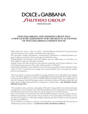 dolce gabbana press release|dolce & gabbana new collection.